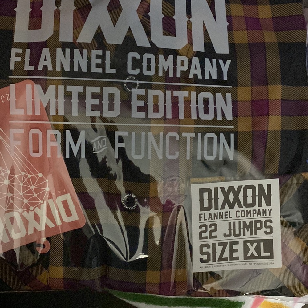 DIXXON 22 JUMPS XL & L FLANNEL SHIRT(E) - Picture 9 of 11